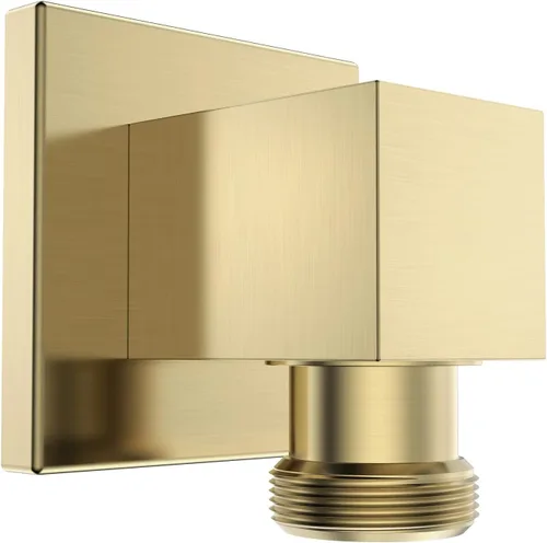 Vista 9 de Codo de suministro de pared de latón 100% para ducha de mano con válvula de retención, adaptador de manguera de 1/2 pulgada para Delta, cabeza Moen