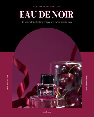 Vista 2 de Foellie Eau de Noir Ropa Interior Perfume, 0.169 fl oz (0.2 fl oz)