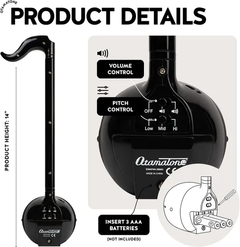 Vista 7 de Otamatone Instrumento musical electrónico japonés Sintetizador de música portátil de Japón por Maywa Denki Studio Award Awarding, regalo educativo