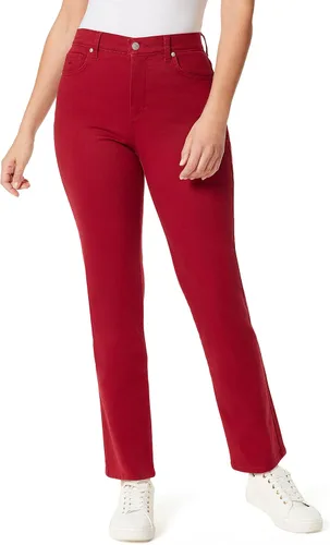 Vista 83 de Gloria Vanderbilt - Pantalones de mezclilla Amanda clásicos de tiro alto y pierna cónica petite para mujer Begonia Bloom