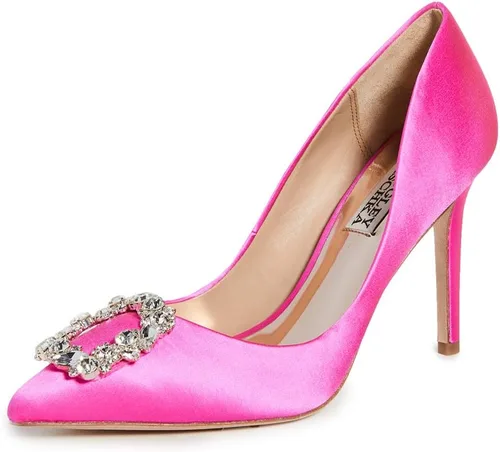Vista 21 de Badgley Mischka Tacones Cher para mujer - Tacones de mujer con tacones de aguja de stiletto de 3.75" Azul celeste