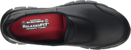 Vista 5 de Skechers Zapatos de seguridad para mujer, Negro