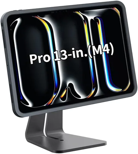Vista 18 de Soporte magnético en el escritorio con funda de carga A6 para iPad mini (A17 Pro, A15 Bionic) de 8.3 pulgadas, forma clásica de L, base de metal