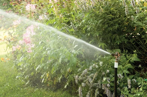 Vista 3 de Rainbird Nacional SLS 25pjdac Impulse Sprinkler, latón, 50-ft., 1, Metálico