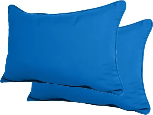 Vista 10 de Comfort Classics Sunbrella - Juego de 2 almohadas lumbares para exteriores e interiores (beige antiguo)