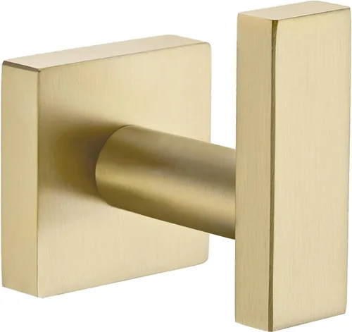 Vista 14 de Gancho de Toalla Angle Simple Negro & Oro, Soporte de Toalla de Baño de Acero Inoxidable, Gancho para Bata, Perchero de Toalla de Cocina, Montaje