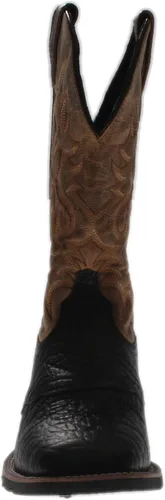 Vista 5 de Laredo Topeka - Botas de vestir con punta cuadrada para hombre color negro NegroBronceado