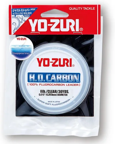 Vista 13 de Yo-Zuri H.D. Línea líder de fluorocarbono de 30 yardas Multi