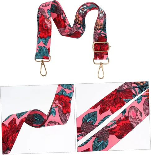 Vista 8 de EXCEART 8 pcs Backpack Straps Nylon Bag Strap Cross Body Bag Strap Purses Crossbody Strap Canvas Crossbody Strap Buckle Straps Long Handbag Strap
