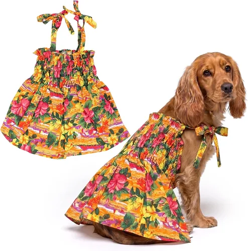 Vista 35 de Parisian Pet Chambray - Vestido para perro - Ligero sin mangas para perro, niña, talla XS Chambray en general