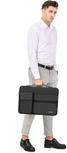 Vista 9 de MOSISO Funda compatible con MacBook Air de 13 pulgadas A1369 A1466, versión anterior 2010-2017, funda rígida de plástico y funda protectora 360
