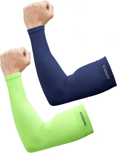 Vista 17 de KMMIN - Mangas para brazo con protección de rayos ultravioleta para conducción, ciclismo, golf, baloncesto.
