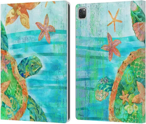 Vista 32 de Head Case Designs Funda de piel con licencia oficial de Paul Brent Agate Mermaid Coastal compatible con Apple iPad Air 11 2020/2022/2024/2025 Sirena