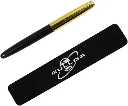 Vista 3 de Gullor Pluma Estilográfica Extra Light Golden Cap - Negro