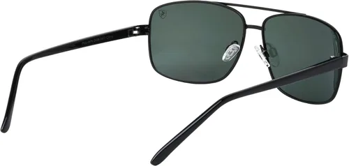 Vista 3 de Khan Breakout - Gafas de sol rectangulares ligeras y polarizadas para aviadores