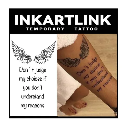 Vista 7 de INKARTLINK Tattoo Tech, 2 hojas de tatuaje semipermanente mediano, tatuajes temporales de diseño artístico para adultos, dura 1-2 semanas, Barco