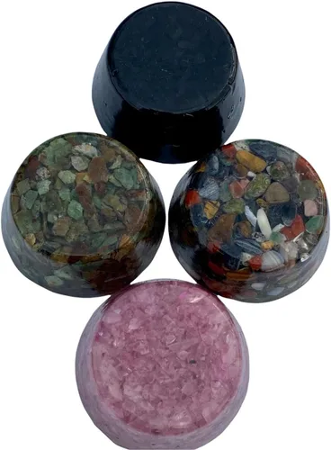 Vista 8 de Amethyst Small Tower Busters Crystal Orgone Generator Energy Accumulator GIFTING TOOL!! Metal Core Made using Advance Harmonics Orgonite Beautiful
