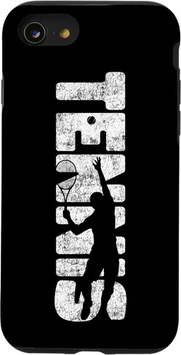 Vista 21 de iPhone 16 Funny Tennis Player Racket Tennis Case