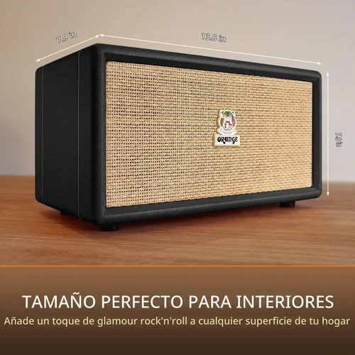 Vista 8 de Orange Box L - Altavoz Bluetooth portátil de sonido de audio de estudio, rango de 15M, potencia RMS de 50 W, batería de larga duración, conectividad