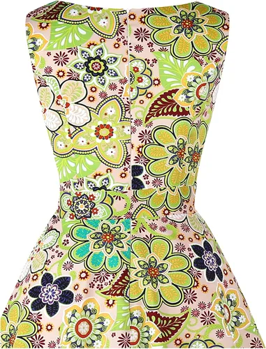 Vista 5 de Dressever - Vestido de cóctel sin mangas y con diseño vintage de los años 50 y 60 para mujer