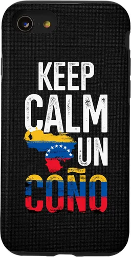 Vista 18 de Funda para iPhone 17 con diseño de bandera de Venezuela Pride Venezuela Girl Boy Flag Keep Calm Un Cono