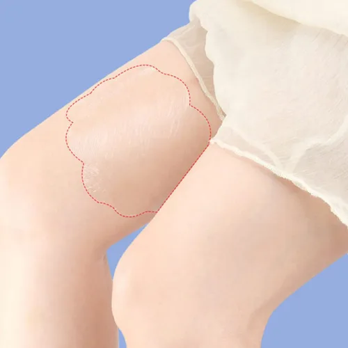 Vista 6 de 10pcs Thigh Chafing Prevention Covers Anti-Friction Body Patches Breathable Adhesive for Inner Thigh Skin Protection During Sports and Outdoor
