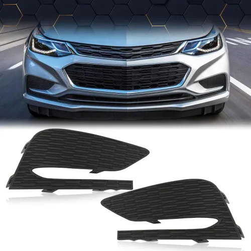 Vista 9 de PIT66 Par de marcos de luces antiniebla delanteras compatibles con Chevy Cruze 2016 2017 2018 izquierda + derecha