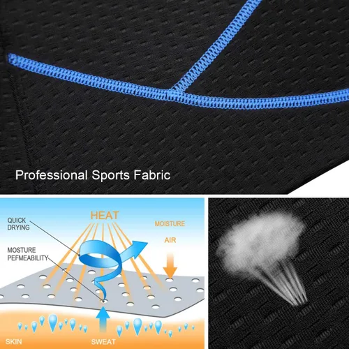 Vista 5 de Souke Sports Mens Cycling Underwear Shorts 4D Padded Bike Bicycle MTB Liner Shorts with Anti-Slip Leg Grips