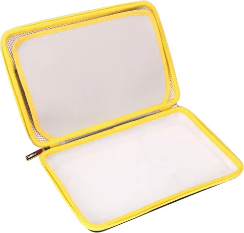 Vista 4 de FBLFOBELI Funda rígida de EVA para Logitech K480 teclado inalámbrico multidispositivo, bolsa de almacenamiento de viaje a prueba de golpes
