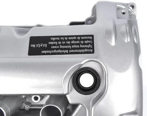 Vista 9 de Kit de cubierta de válvula de motor de aluminio, juntas y tapa de filtro de aceite ya instalados, repuesto para BMW E60 E70 E82 E83 E85 E89 F10 N52