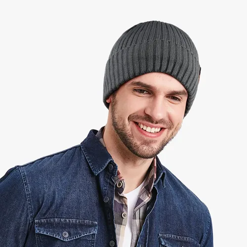 Vista 7 de OZERO Gorro de Punto de Invierno, Gorro Térmico Grueso de Forro Polar para Hombres y Mujeres