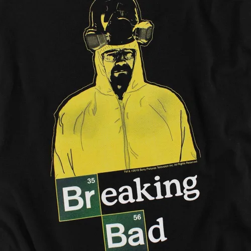 Vista 3 de Popfunk Breaking Bad Heisenberg Hazmat Unisex Adult T-Shirt