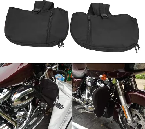 Vista 4 de Soft Lowers Chaps - Funda protectora de motor de motocicleta, cubierta protectora de motor de conducción, cubierta protectora de motor impermeable