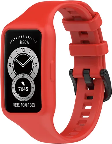 Vista 19 de Senter Correa de repuesto de goma suave de liberación rápida para Huawei Band 7 Smart Watch 10 pzas