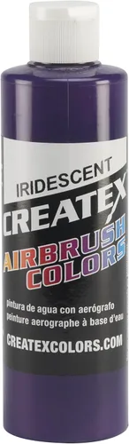 Vista 10 de Createx Pintura de colores para aerógrafo, 8 onzas, azul eléctrico iridiscente
