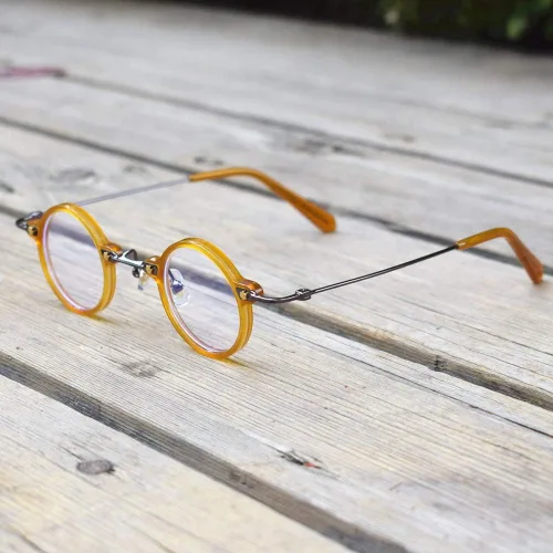 Vista 5 de BETSION - Gafas de bloqueo de luz azul para ordenador, diseño vintage