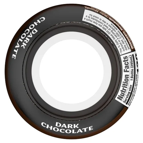 Vista 8 de Silk Leche de almendras de chocolate oscuro, botella de 10 onzas líquidas, 12 por caja.
