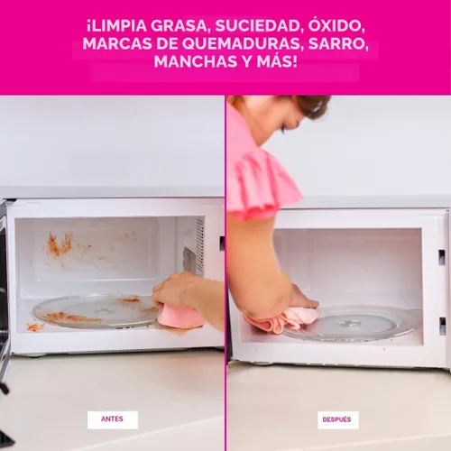 Vista 5 de Stardrops The Pink Stuff Limpiador en crema milagroso – Limpiador líquido multiuso para cocinas, baños y más – Elimina grasa, suciedad y sarro