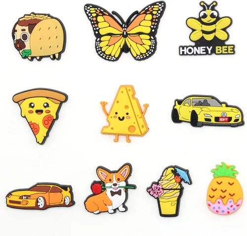 Vista 5 de Lbsidiety Cute Cartoon shoe charms PVC shoe Decoration for DIY clog Sandals Bracelets kid girls boy Teen Party Favor Gifts