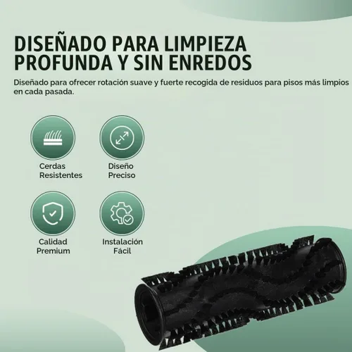 Vista 2 de Rollo de cepillo de repuesto para Bissell Big Green Professional/Comercial/PET PRO Machines 86T3, BG10, 3288, B0138 modelos de vacío # de pieza