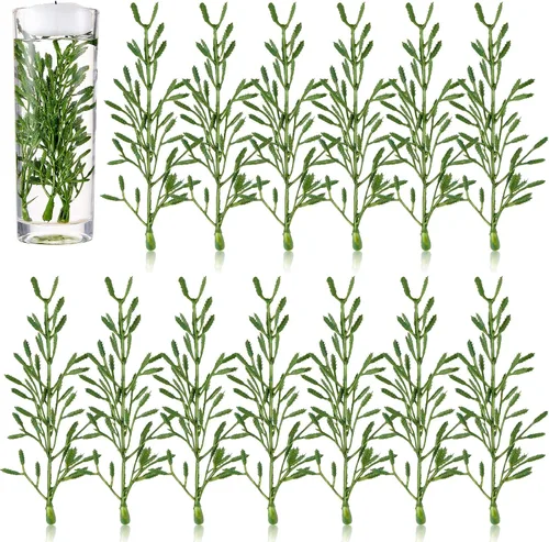 Vista 8 de WILLBOND 30 piezas de flores artificiales para velas flotantes, flores flotantes, rellenos de jarrones para centros de mesa, mini relleno de flores