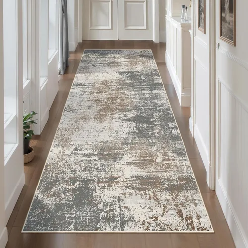 Vista 79 de Ciicool Alfombra moderna abstracta de 2 x 3 pulgadas, lavable, pequeña, antideslizante, de pelo bajo, alfombra de entrada plegable para cocina