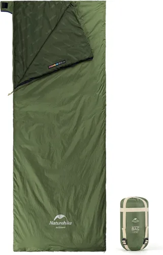 Vista 10 de Naturehike Ultralight Sleeping Bag - Envelope Lightweight Portable, Waterproof, Comfort with Compression Sack - Great for 3 Season Traveling