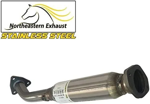 Vista 4 de Northeastern Exhaust Resonador de acero inoxidable, tubo intermedio, kit de sistema de silenciador compatible con Infiniti QX4 2002-2003 y Nissan