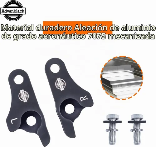 Vista 2 de Kit de bloques de bajada de 2 pulgadas para Harley Touring Street Glide 2009-2026 Kit de bloques de bajada de golpe trasero de 2 pulgadas