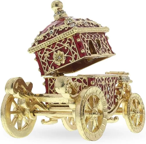 Vista 3 de BestPysanky Estatuilla de caja de joyería de entrenador de coronación