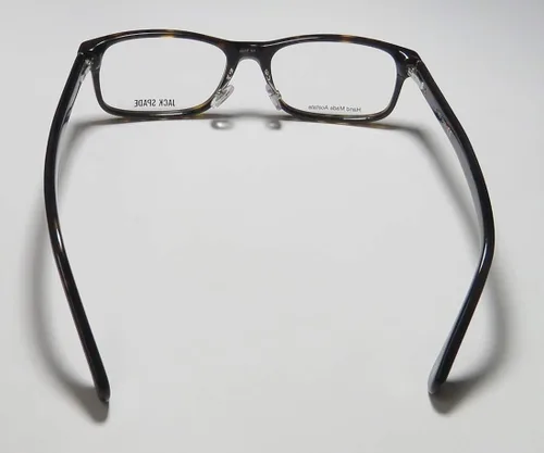 Vista 5 de Jack Spade Larson para hombremujer rectangular de borde completo auténtico coleccionable forma clásica gafas de gafasmarco de gafas marrón