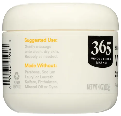 Vista 5 de 365 by Whole Foods Market, Crema de vitamina E, 28,000 UI, 4 onzas