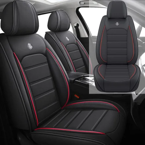 Vista 10 de Funda de asiento de cuero para Mazda CX-3 2016-2021, accesorios interiores, fundas de asiento, cojín protector de vehículo, compatible con bolsa