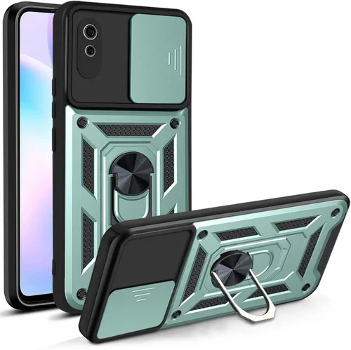 Vista 109 de Compatible con Tecno Camon 18P Bracket Shell, Slide Camera Lens Cover Case Azul
